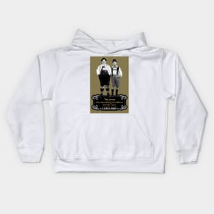 Laurel & Hardy Quotes: 'We Never See Ourselves As Others See Us' Kids Hoodie